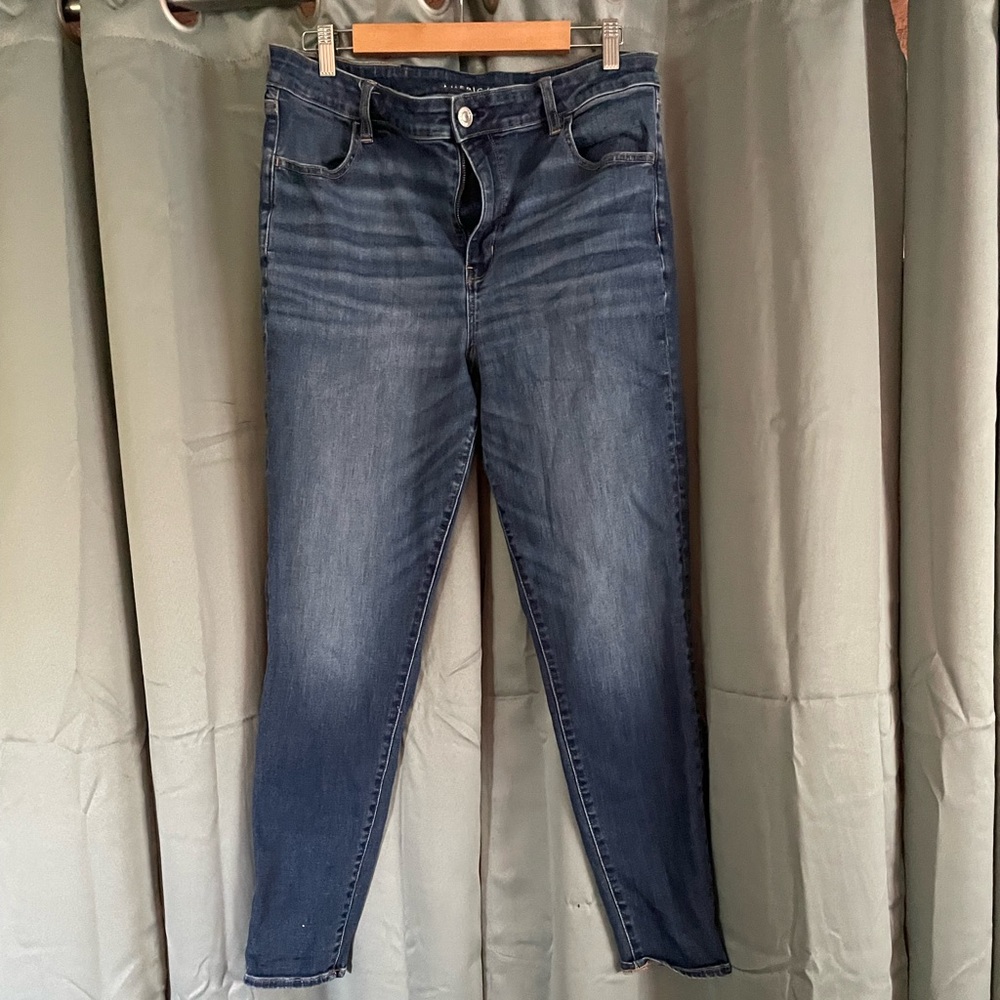 ALTERED American Eagle Hi Rise Jegging LONG